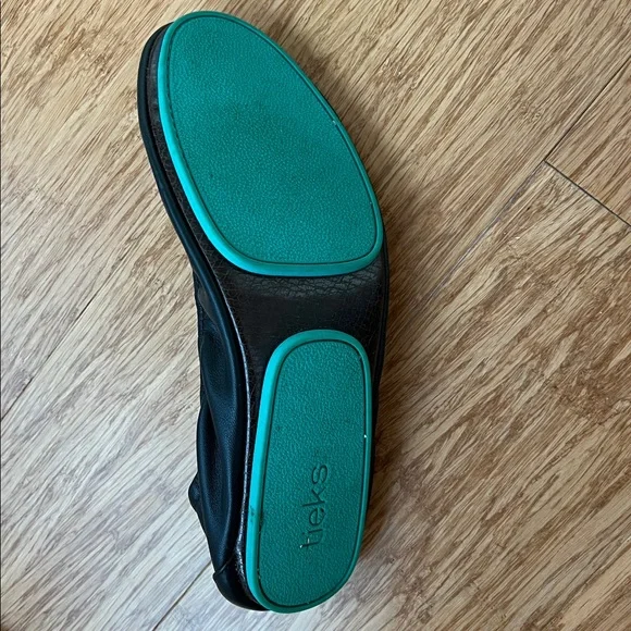 Tieks by Gavrieli-Black Leather Ballet Flats Size 10 - Picture 3 of 4